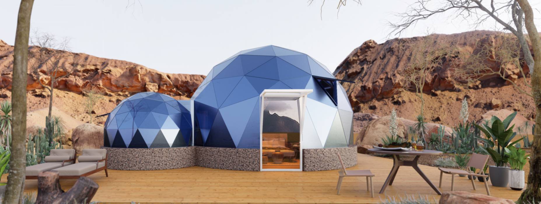 丰都球形智能光伏玻璃星空房